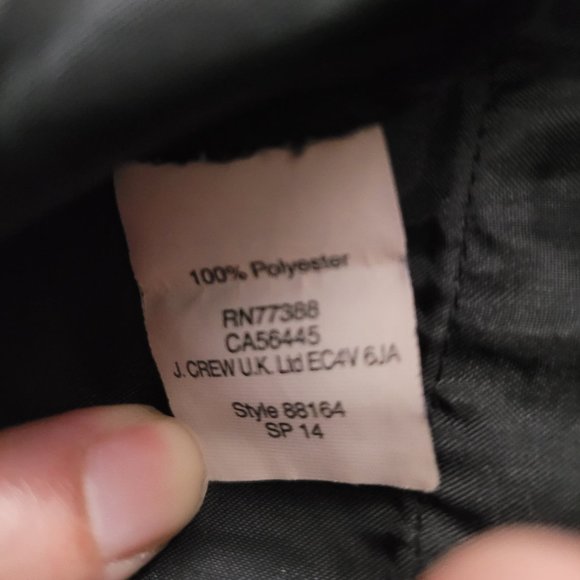 J Crew Collection (Black Label) Ankle Dress Pants W/Side Zip Size 4 EUC! - Picture 4 of 8